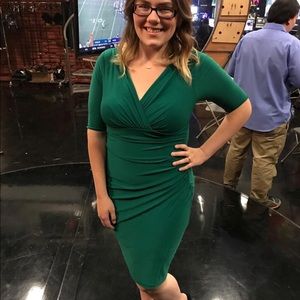 Emerald 3/4th sleeve dress- only worn once